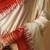Off white printed art silk traditional saree with blouse piece