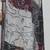 Purple elegant printed georgette saree with blouse piece