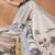 Off white printed silk blend ethnic saree with blouse piece