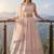 Baby Pink Sequins Embroidered Lehenga Choli with Net Dupatta