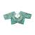 Multi plain satin designer saree with blouse piece