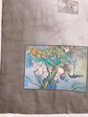 Grey printed pure georgette casual saree with blouse piece 4