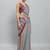 Grey printed linen casual saree with blouse piece