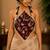 Women's black navratri blouse | kutchi embroidered noodles strap choli | hand mirror work cotton blouse