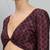 Pink printed satin fashion saree with blouse piece