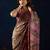 Multi printed crepe casual saree with blouse piece
