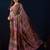Multi printed crepe casual saree with blouse piece
