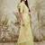 Green elegant zari woven linen saree with blouse piece