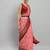 Pink printed silk blend ethnic saree with blouse piece