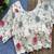 Off white embroidered cotton designer readymade saree blouse for women half sleeve ethnic party wear