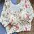 Off white floral embroidered cotton designer readymade saree blouse for women ethnic party wear