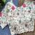 Off white floral embroidered cotton designer readymade saree blouse for women festive ethnic wear