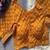 Mustard printed cotton designer readymade saree blouse for women festive traditional ethnic wear