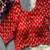 Red printed cotton designer readymade saree blouse for women festive traditional ethnic wear