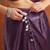 Purple plain tissue festive wear saree with blouse piece