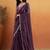 Purple plain tissue festive wear saree with blouse piece