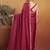 Red plain tissue festive wear saree with blouse piece
