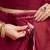 Red plain tissue festive wear saree with blouse piece