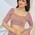 Rose plain silk blend party wear saree with blouse piece