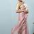Pink plain tissue festive wear saree with blouse piece