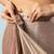 Brown plain tissue festive wear saree with blouse piece