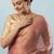 Pink plain tissue festive wear saree with blouse piece