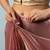 Pink plain tissue festive wear saree with blouse piece