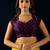 Yellow plain georgette designer saree with blouse piece