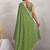 Green printed pure georgette casual saree with blouse piece