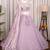 Lavender Scattered Bead Floral Buta Work Fendy Silk Flared Lehenga Choli with Blouse | Fully Stitched