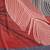 Red printed satin fashion saree with blouse piece