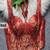 Red zari woven jacquard silk designer readymade saree blouse for women wedding bridal party wear