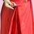 Red printed satin fashion saree with blouse piece