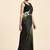 Green plain chiffon designer saree with blouse piece