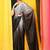 Grey plain chiffon designer saree with blouse piece