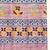 Pink printed crepe casual saree with blouse piece