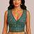Teal green heavy embroidered silk bridal blouse for women | designer sequins work readymade saree blouse
