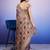Purple elegant printed silk cotton saree with blouse piece