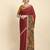 Mustard elegant printed silk cotton saree with blouse piece