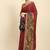 Mustard elegant printed silk cotton saree with blouse piece