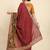 Mustard elegant printed silk cotton saree with blouse piece