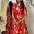 Red Banarasi Brocade Sharara Set | Gold Zari Ethnic Wear