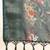 Green printed linen casual saree with blouse piece