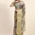 Green printed art silk traditional saree with blouse piece