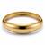 Gold metallic hinged bangle