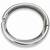Silver metallic hinged cuff bangle