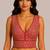 Coral pink heavy embroidered silk bridal blouse | designer sequin work readymade saree blouse for women