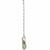 Gold pearl chain mint green jadau stone maang tikka
