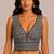 Grey heavy embroidered silk readymade saree blouse for women | designer sequin work bridal blouse
