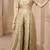 Banarasi Brocade Jumpsuit | Pista Gold Party Wear Ethnic Suit